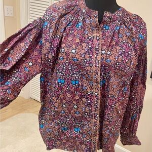 ba&sh Multicolor Floral Blouse